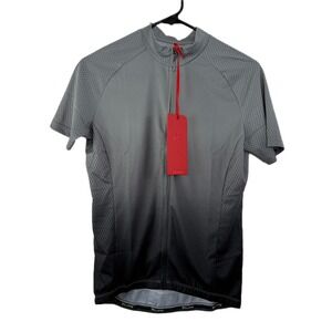 Cuore Cycling Jersey Womens Medium Gray  Sportif SS Road Performance Bike NWT
